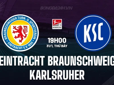 Dự Đoán Sốc Eintracht Braunschweig vs Karlsruher: Hòa Chăng? | 19h00 31/1 Bundesliga 2