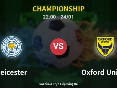 Soi Kèo Leicester vs Oxford United – 22:00 24/01 | Nhận Định, Dự Đoán Tỷ Số