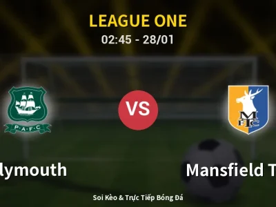 Kết Quả: Plymouth 1-1 Mansfield Town – Highlight & Bàn Thắng | League One