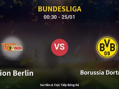 Kết Quả: Union Berlin 0-3 Borussia Dortmund – Highlight & Bàn Thắng | Bundesliga