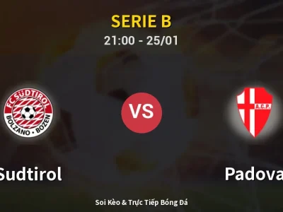 Soi Kèo Sudtirol vs Padova – 21:00 25/01 | Nhận Định, Dự Đoán Tỷ Số