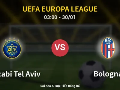 Kết Quả: Maccabi Tel Aviv 0-3 Bologna – Highlight & Bàn Thắng | UEFA Europa League