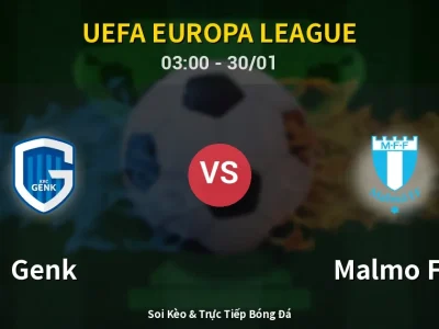 Kết Quả: Genk 2-1 Malmo FF – Highlight & Bàn Thắng | UEFA Europa League