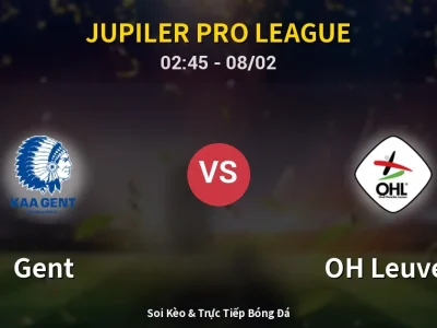 Kết Quả: Gent 1-3 OH Leuven – Highlight & Bàn Thắng | Jupiler Pro League