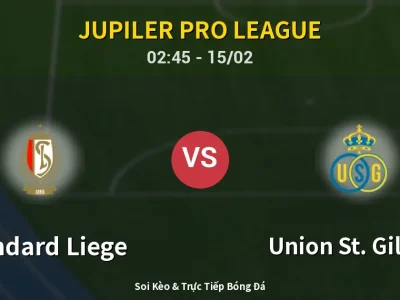 Kết Quả: Standard Liege 1-1 Union St. Gilloise – Highlight & Bàn Thắng | Jupiler Pro League