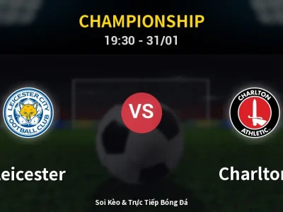 Kết Quả: Leicester 0-2 Charlton – Highlight & Bàn Thắng | Championship