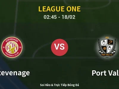 Kết Quả: Stevenage 2-1 Port Vale – Highlight & Bàn Thắng | League One