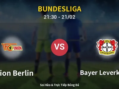 🔴 Trực Tiếp: Union Berlin 1-0 Bayer Leverkusen – Link Xem Bundesliga (Full HD)