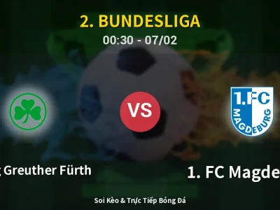 Kết Quả: SpVgg Greuther Fürth 4-5 1. FC Magdeburg – Highlight & Bàn Thắng | 2. Bundesliga
