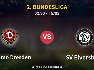 Kết Quả: Dynamo Dresden 1-2 SV Elversberg – Highlight & Bàn Thắng | 2. Bundesliga