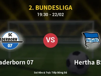 Soi Kèo SC Paderborn 07 vs Hertha BSC – 19:30 22/02 | Nhận Định, Dự Đoán Tỷ Số