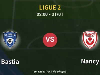 Kết Quả: Bastia 0-0 Nancy – Highlight & Bàn Thắng | Ligue 2