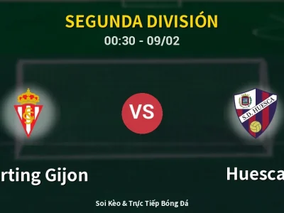 Kết Quả: Sporting Gijon 2-1 Huesca – Highlight & Bàn Thắng | Segunda División