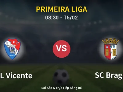 Kết Quả: GIL Vicente 2-1 SC Braga – Highlight & Bàn Thắng | Primeira Liga