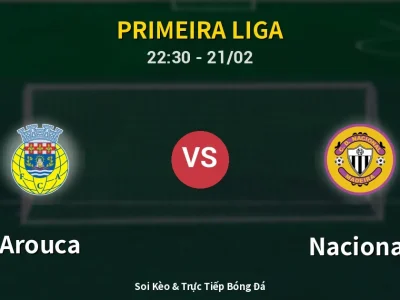 Soi Kèo Arouca vs Nacional – 22:30 21/02 | Nhận Định, Dự Đoán Tỷ Số