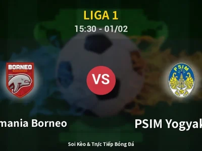 Kết Quả: Pusamania Borneo 2-1 PSIM Yogyakarta – Highlight & Bàn Thắng | Liga 1
