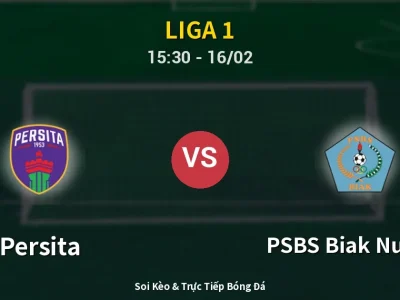 Kết Quả: Persita 2-1 PSBS Biak Numfor – Highlight & Bàn Thắng | Liga 1