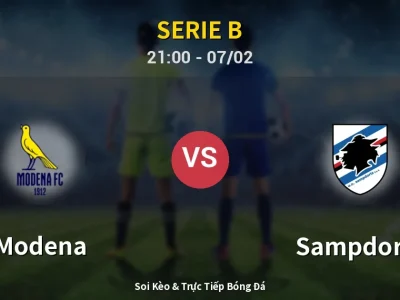 Soi Kèo Modena vs Sampdoria – 21:00 07/02 | Nhận Định, Dự Đoán Tỷ Số