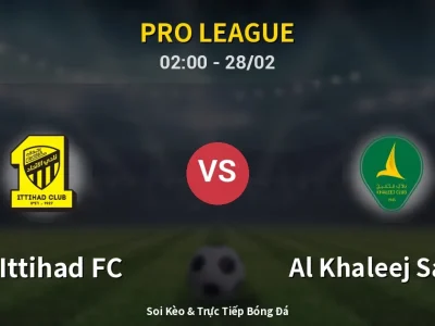 Kết Quả: Al-Ittihad FC 1-0 Al Khaleej Saihat – Highlight & Bàn Thắng | Pro League