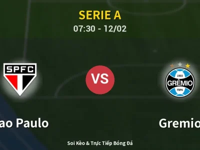 Kết Quả: Sao Paulo 2-0 Gremio – Highlight & Bàn Thắng | Serie A