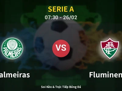 Kết Quả: Palmeiras 2-1 Fluminense – Highlight & Bàn Thắng | Serie A