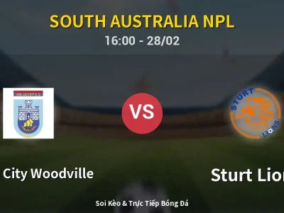 Soi Kèo White City Woodville vs Sturt Lions – 16:00 28/02 | Nhận Định, Dự Đoán Tỷ Số