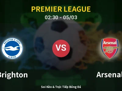 Kết Quả: Brighton 0-1 Arsenal – Highlight & Bàn Thắng | Premier League