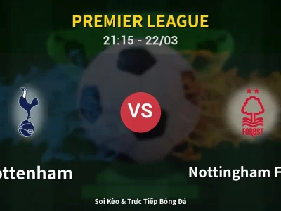 Soi Kèo Tottenham vs Nottingham Forest – 21:15 22/03 | Nhận Định, Dự Đoán Tỷ Số