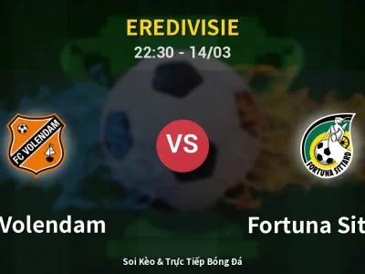 Soi Kèo FC Volendam vs Fortuna Sittard – 22:30 14/03 | Nhận Định, Dự Đoán Tỷ Số
