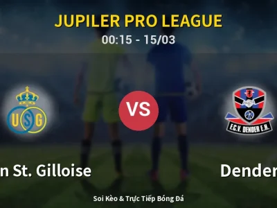 Kết Quả: Union St. Gilloise 2-0 Dender – Highlight & Bàn Thắng | Jupiler Pro League