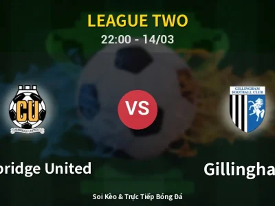 🔴 Trực Tiếp: Cambridge United 1-0 Gillingham – Link Xem League Two (Full HD)