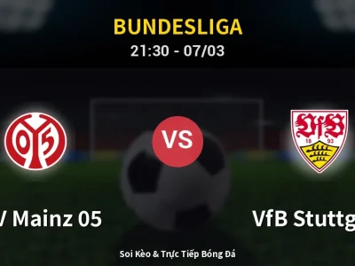 🔴 Trực Tiếp: FSV Mainz 05 0-0 VfB Stuttgart – Link Xem Bundesliga (Full HD)
