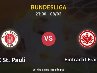 Soi Kèo FC St. Pauli vs Eintracht Frankfurt – 21:30 08/03 | Nhận Định, Dự Đoán Tỷ Số