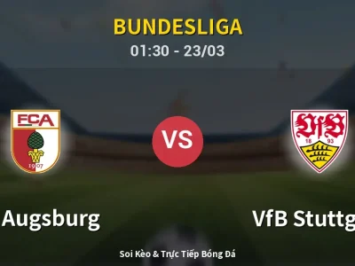 Kết Quả: FC Augsburg 2-5 VfB Stuttgart – Highlight & Bàn Thắng | Bundesliga