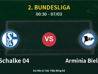 Kết Quả: FC Schalke 04 1-0 Arminia Bielefeld – Highlight & Bàn Thắng | 2. Bundesliga