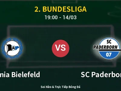 Kết Quả: Arminia Bielefeld 2-2 SC Paderborn 07 – Highlight & Bàn Thắng | 2. Bundesliga