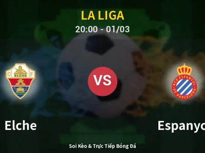 Kết Quả: Elche 2-2 Espanyol – Highlight & Bàn Thắng | La Liga