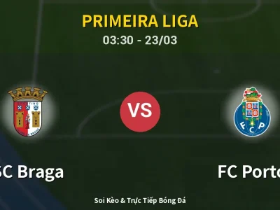 Kết Quả: SC Braga 1-2 FC Porto – Highlight & Bàn Thắng | Primeira Liga