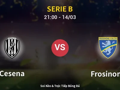 🔴 Trực Tiếp: Cesena 1-1 Frosinone – Link Xem Serie B (Full HD)