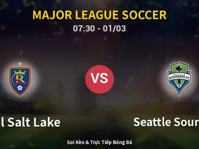 Kết Quả: Real Salt Lake 2-1 Seattle Sounders – Highlight & Bàn Thắng | Major League Soccer