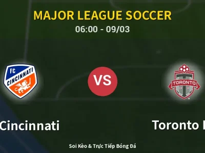 Kết Quả: FC Cincinnati 0-1 Toronto FC – Highlight & Bàn Thắng | Major League Soccer