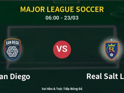 Kết Quả: San Diego 2-2 Real Salt Lake – Highlight & Bàn Thắng | Major League Soccer