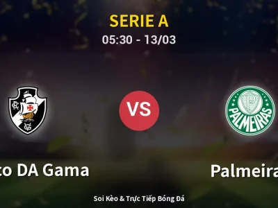Kết Quả: Vasco DA Gama 2-1 Palmeiras – Highlight & Bàn Thắng | Serie A