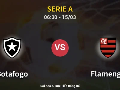 Kết Quả: Botafogo 0-3 Flamengo – Highlight & Bàn Thắng | Serie A