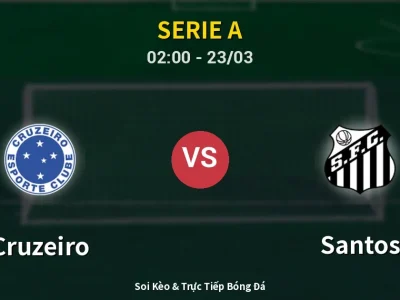 Kết Quả: Cruzeiro 0-0 Santos – Highlight & Bàn Thắng | Serie A