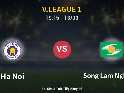Kết Quả: Ha Noi 3-0 Song Lam Nghe An – Highlight & Bàn Thắng | V.League 1