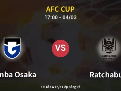 Kết Quả: Gamba Osaka 1-1 Ratchaburi – Highlight & Bàn Thắng | AFC Cup