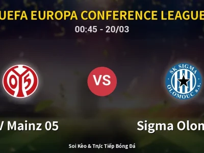 Kết Quả: FSV Mainz 05 2-0 Sigma Olomouc – Highlight & Bàn Thắng | UEFA Europa Conference League