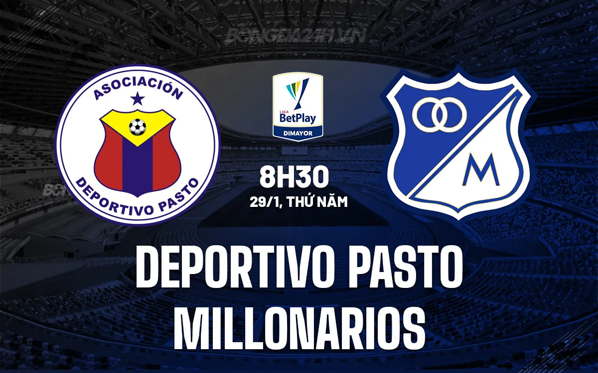 Deportivo Pasto vs Millonarios