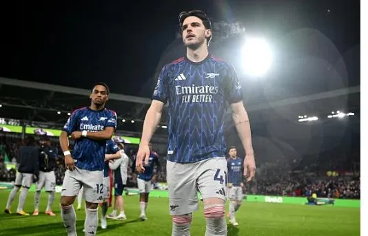 Declan Rice duoc khen ngoi sau tran hoa Brentford.